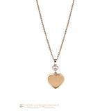 CHOPARD x 007 HAPPY HEARTS GOLDEN HEARTS PENDANT IN ROSE GOLD WITH DIAMOND