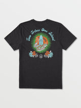 OBX JOHN B SHRINE SHORT SLEEVE SHIRT in HEATHER BLACK