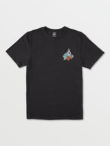 OBX JOHN B SHRINE SHORT SLEEVE SHIRT in HEATHER BLACK