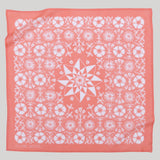 COTTON ASTER BANDANA IN GRAPEFRUIT Pink