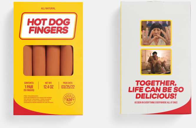 Hot Dog Finger Gloves