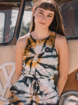 OBX KIARA CROP TANK in MULTI TIE DYE