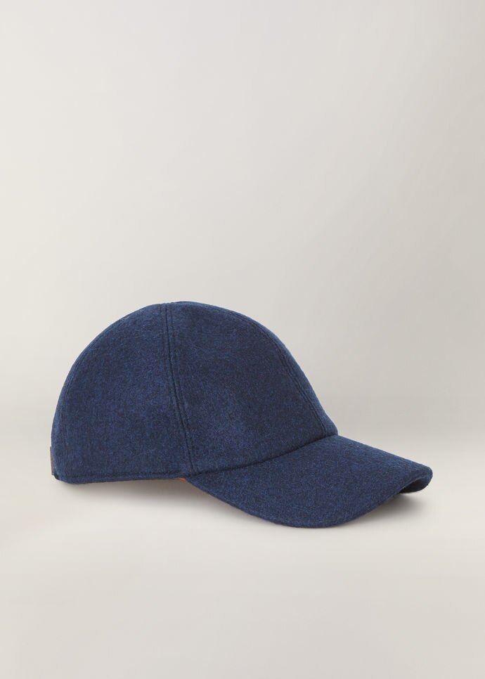 My Baseball Cap in Argo Blue Melange Cashmere