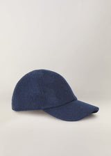 My Baseball Cap in Argo Blue Melange Cashmere