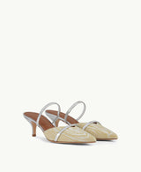 FRANKIE 45MM KITTEN HEEL PUMPS