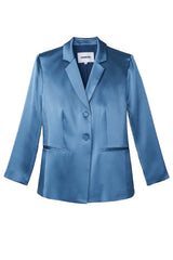 Henning Rally Blazer in Powder Silk