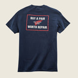 Basic Logo Navy Unisex T-Shirt