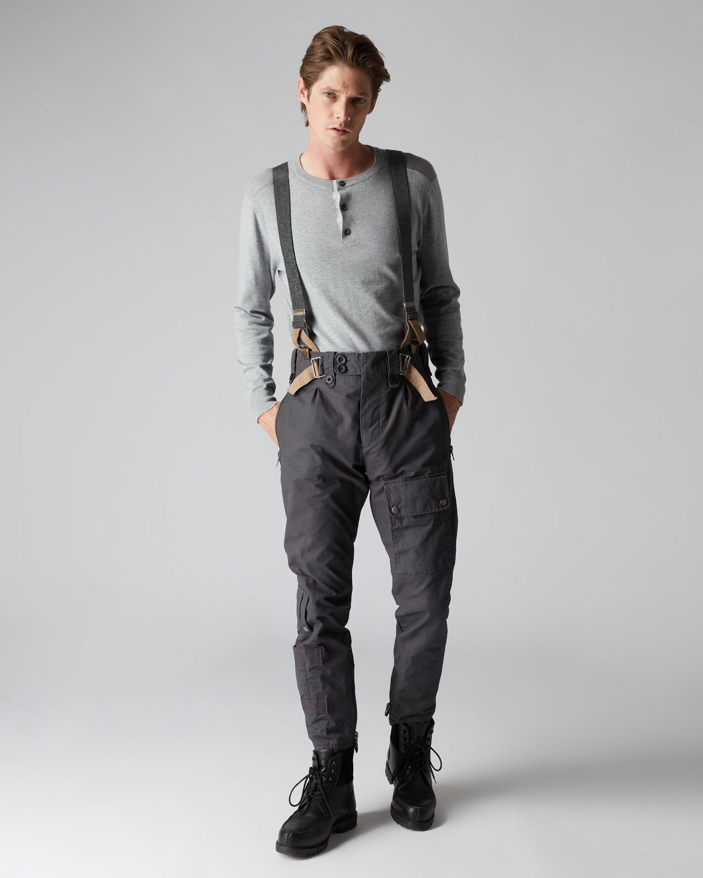 007 COMBAT TROUSERS IN GREY