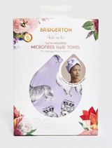 Bridgerton Satin Quick Dry Hair Towel IN Royal Corgi