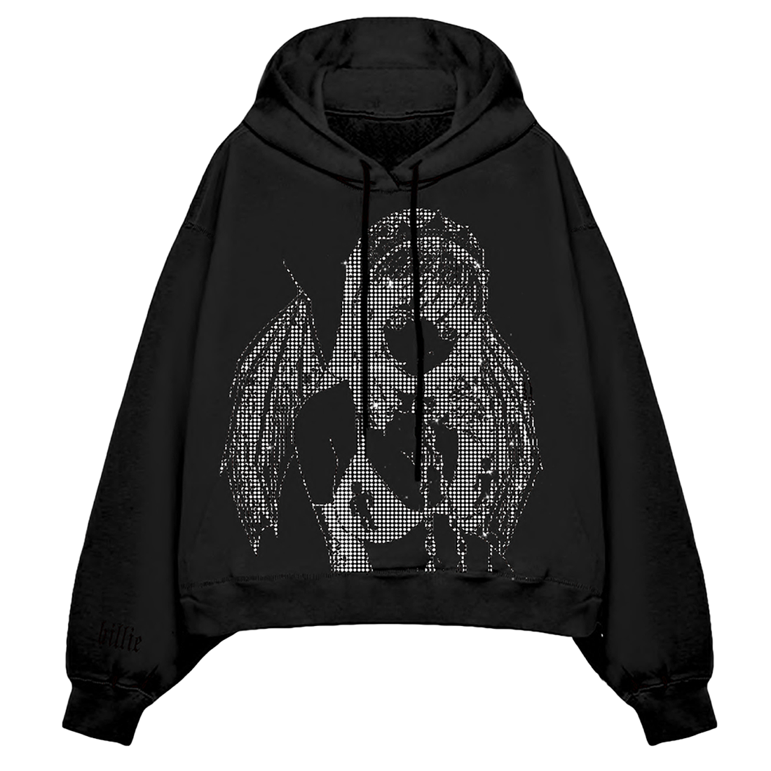 Princess Blurry Rhinestone Hoodie