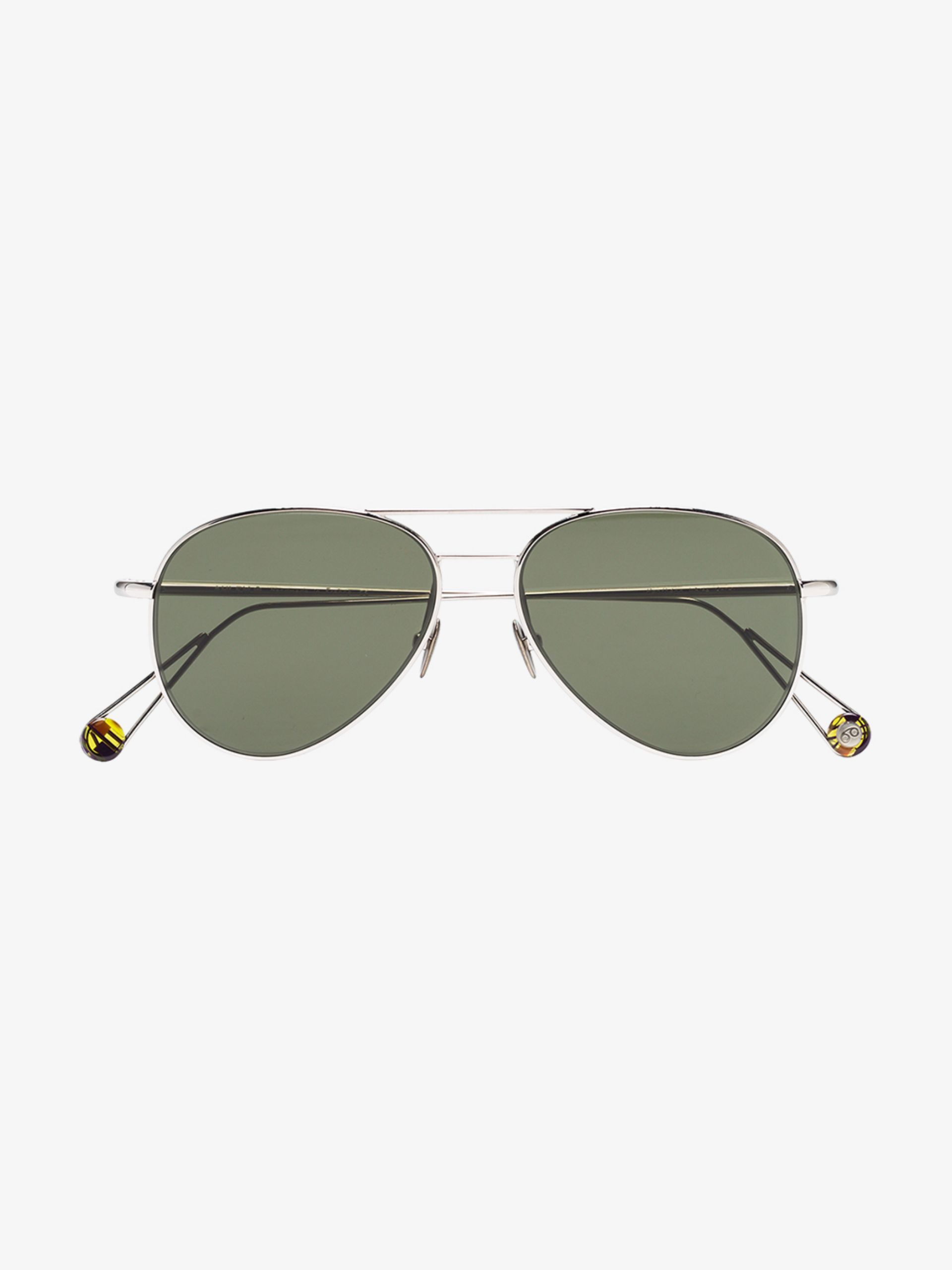22K Gold-Plated Pantheon Aviator Sunglasses