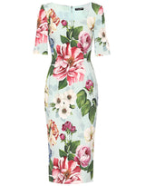 Floral Print Cady Dress