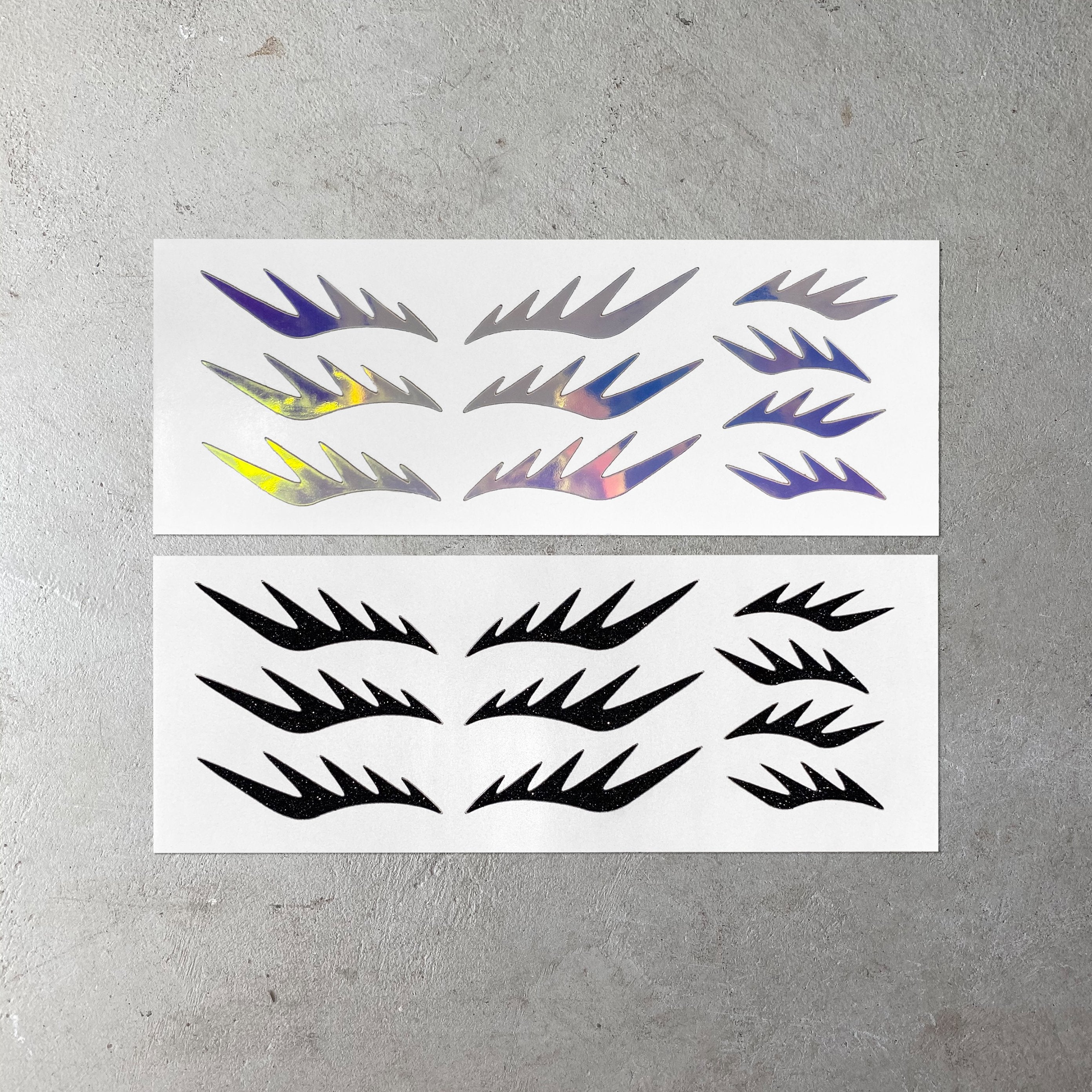 SPIKED! FACE DECALS