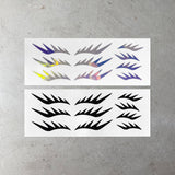 SPIKED! FACE DECALS