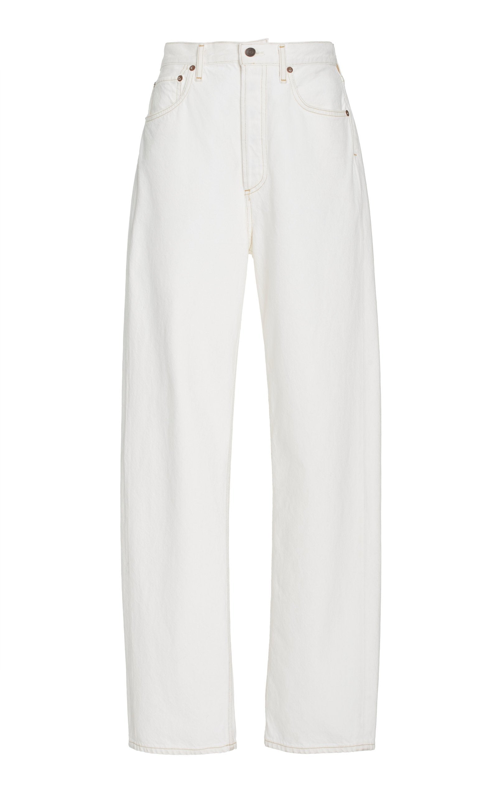 90's Pinch-Waist Rigid High-Rise Straight-Leg Jeans