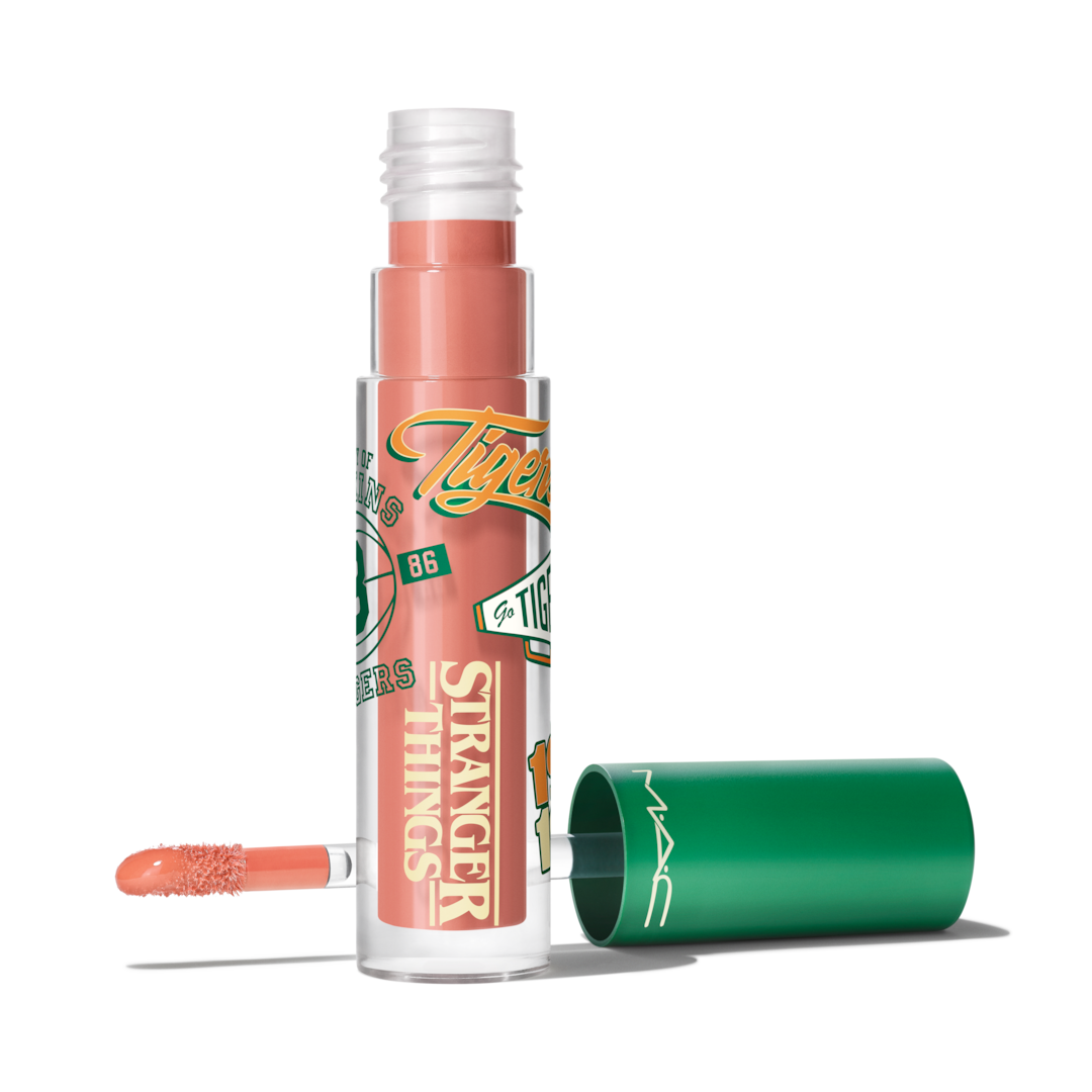MAC X Stranger Things LIPGLASS IN EERIE EL