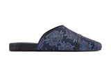 RENE BLUE JACQUARD LOAFERS