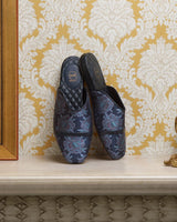 RENE BLUE JACQUARD LOAFERS